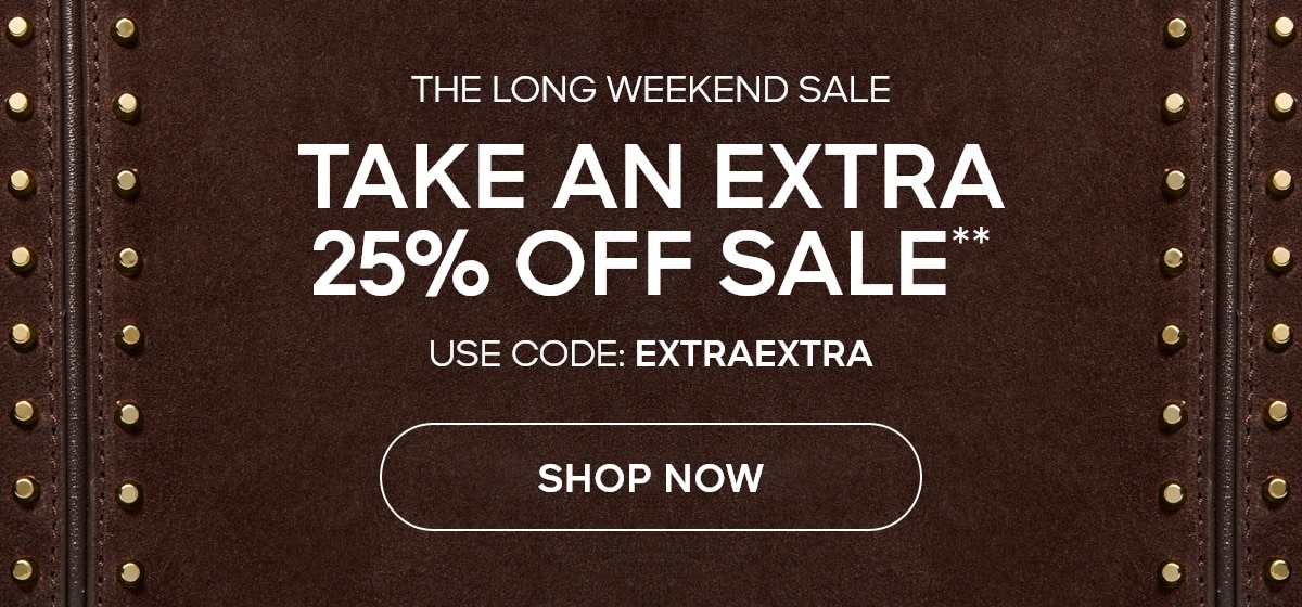 Take an extra 25% off sale**