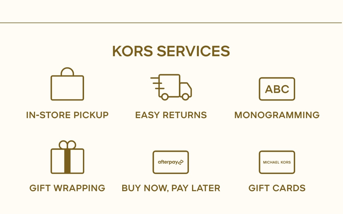 GIFT SERVICES IN-STORE PICKUP GIFT CARDS PRE-LOVED MONOGRAMMING GIFT WRAPPING EXPRESS SHIPPING