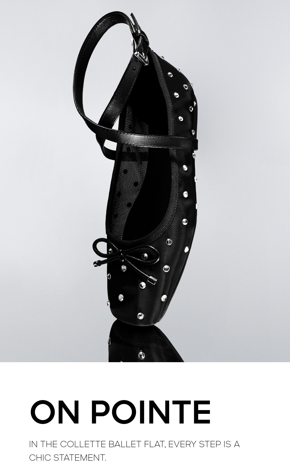 ON POINTE IN THE COLETTE BALLET FLAT, EVERY STEP IS A CHIC STATEMENT.