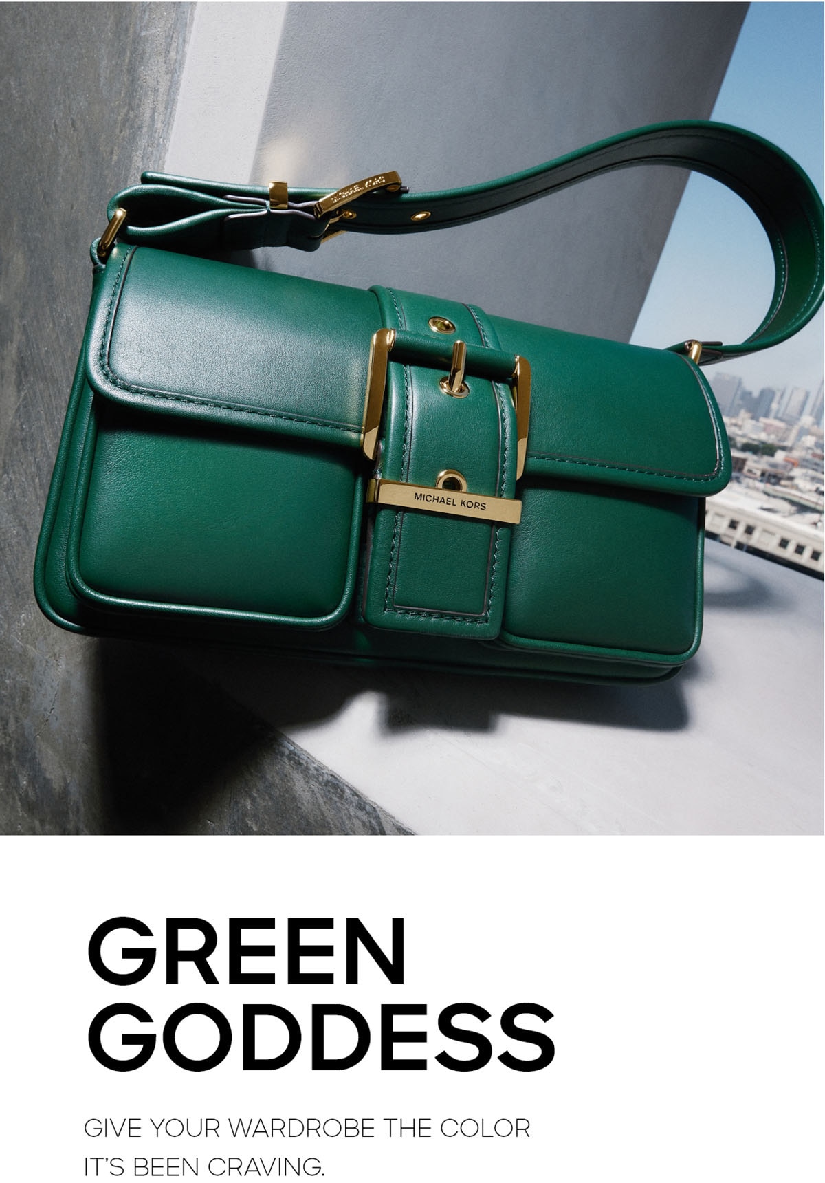 GREEN GODDESS GET YOUR WARDROBE THE COLOR IT'S BEEN CRAVING.
