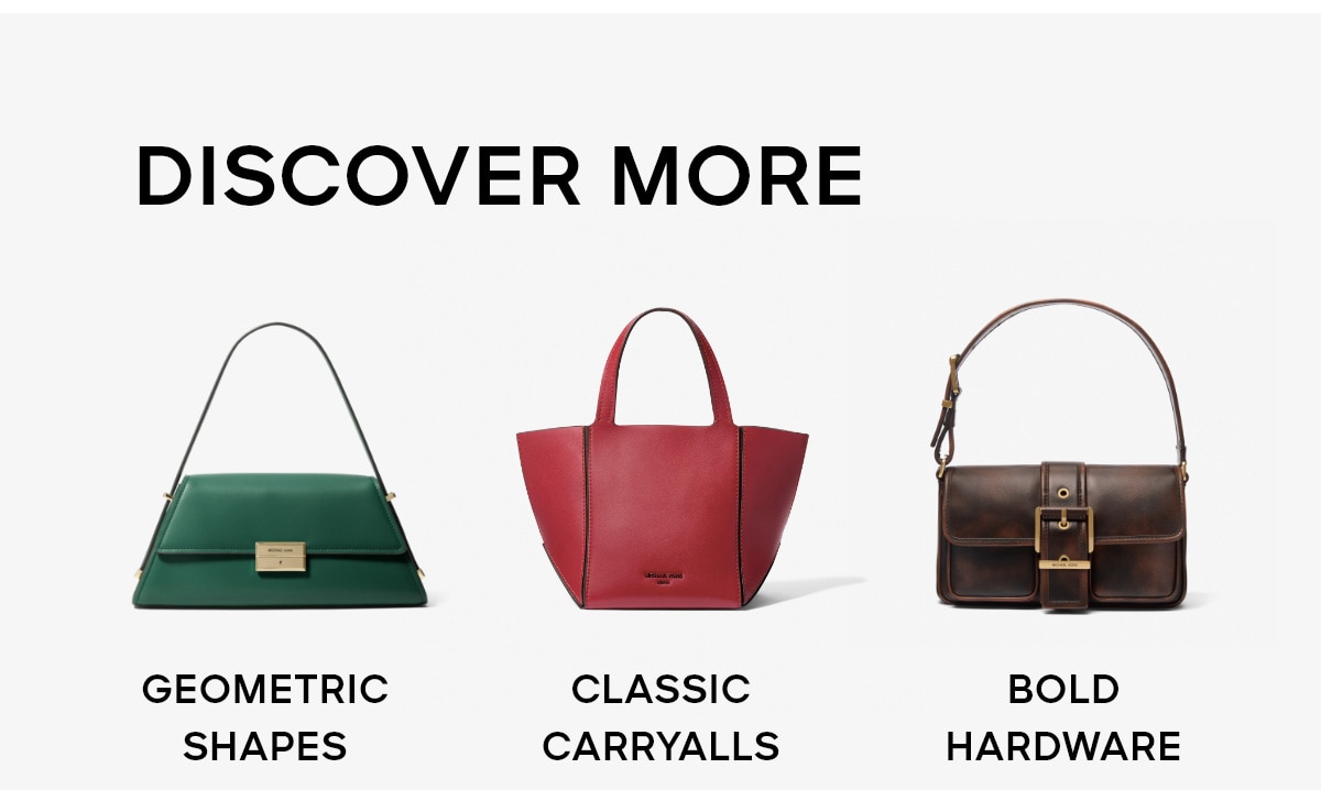 DISCOVER MORE GEOMETRIC CLASSIC CARRYALLS HARDWARE