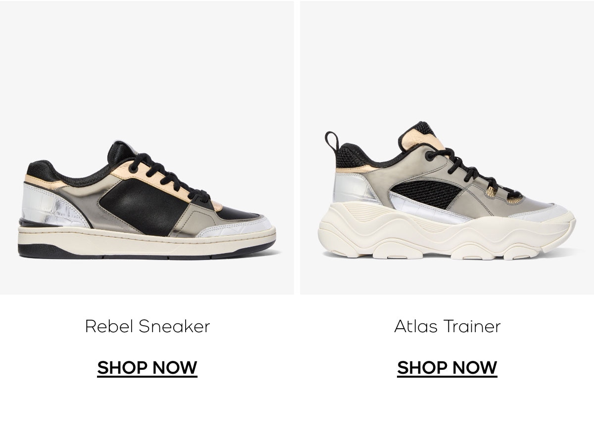 Rebel Sneaker SHOP NOW Atlas Trainer SHOP NOW