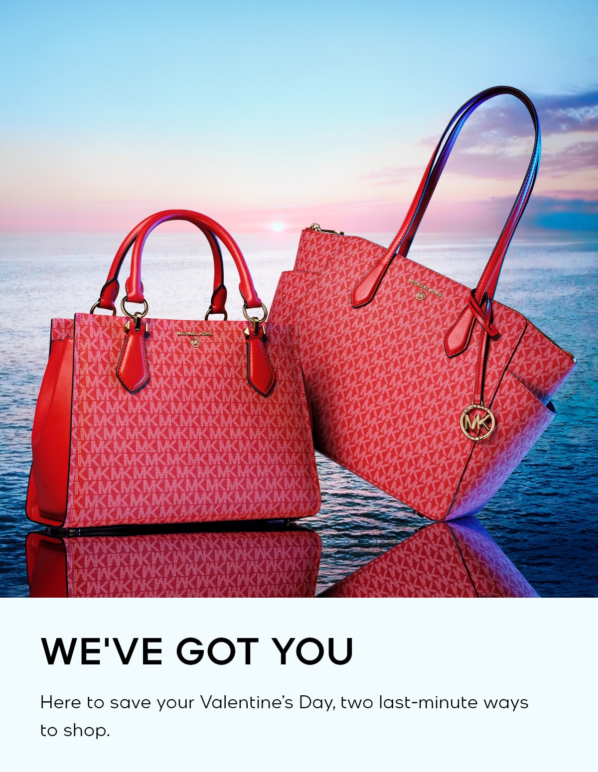WE'VE GOT YOU Here to save your Valentine's Day, two last-minute ways to shop.