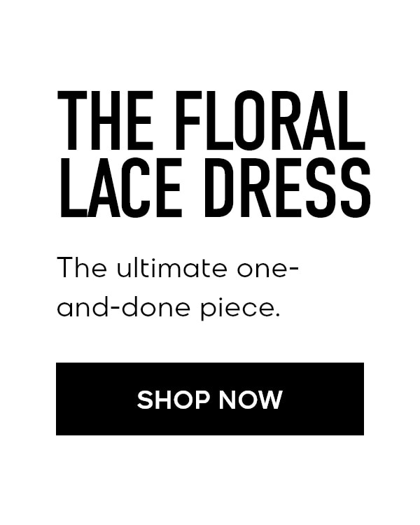 THE FLORAL LACE DRESS