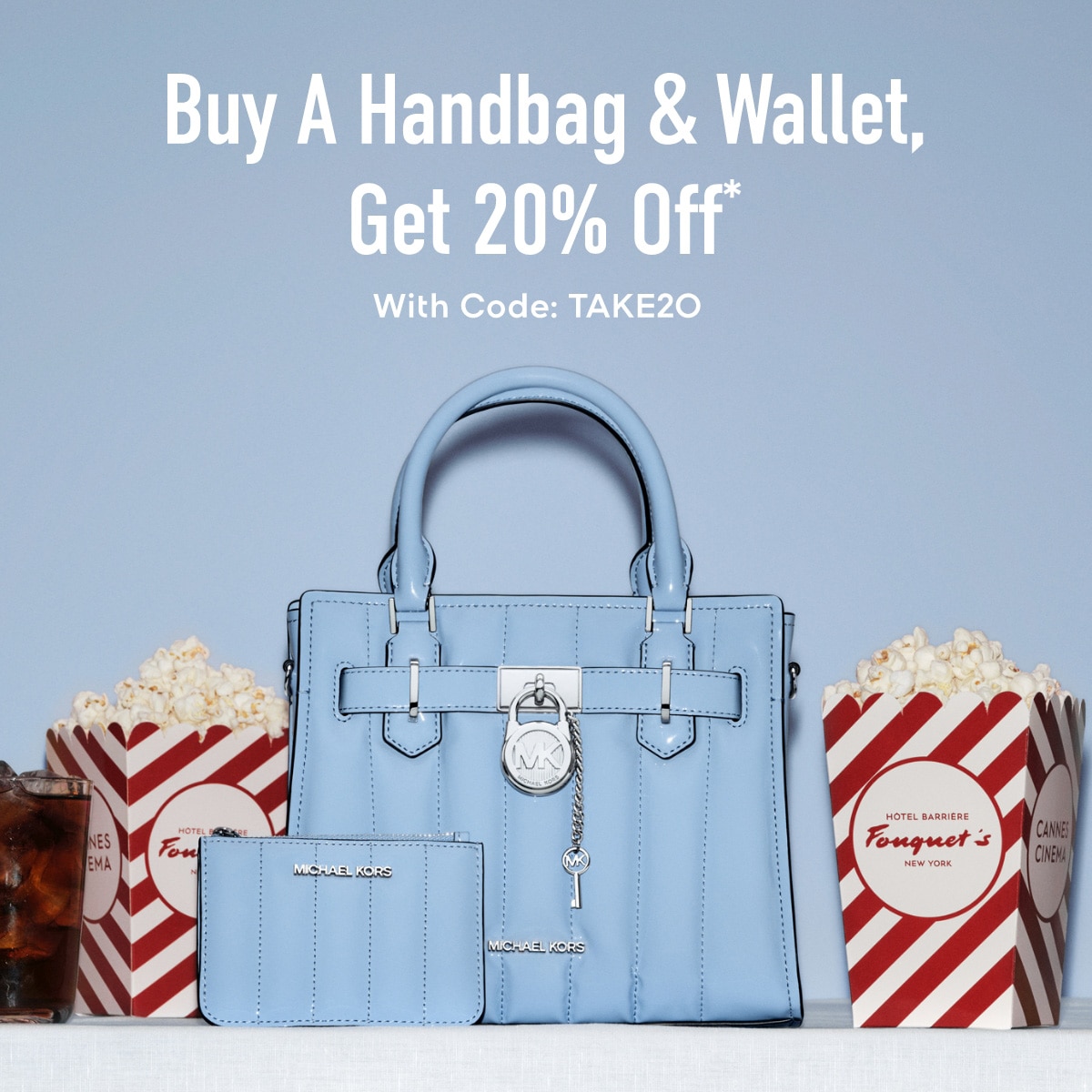 Buy A Handbag & Wallet, Get 20% Off* With Code: TAKE20