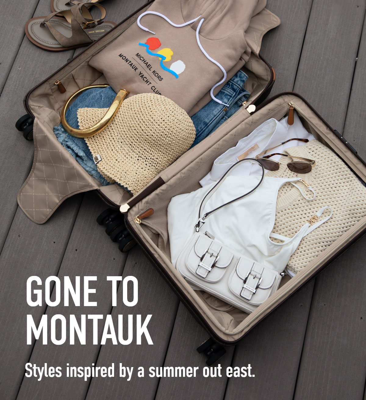 GONE TO MONTAUK Styles inspired by a summer out east.