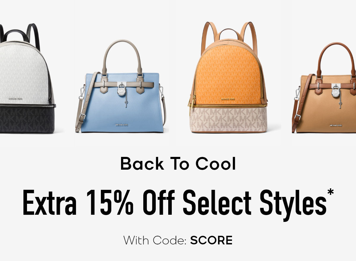 Back To Cool Extra 15% Off Select Styles* With Code: SCORE SHOP NOW